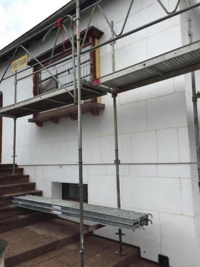 isolation par l'extérieur en polystyrène à Colmar